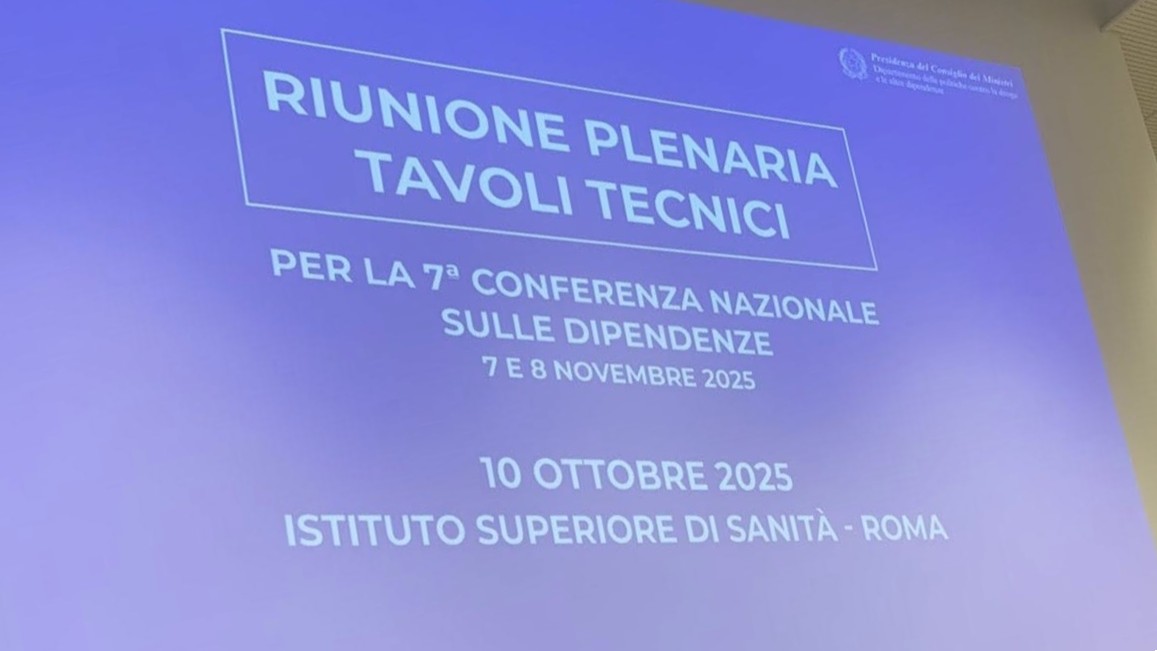 Riunione per VII Conferenza Nazionale Dipendenze