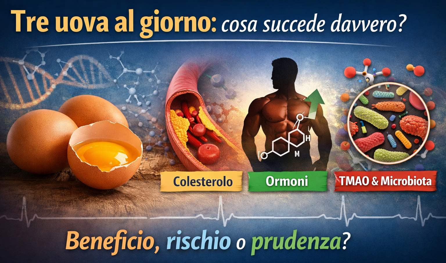 Mangiare 3 uova al giorno?