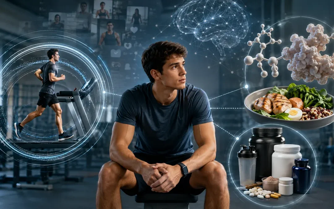 Exercise addiction. dipendenza da esercizio, esercizio compulsivo, muscularity-oriented eating, integratori sportivi, sport nutrition supplements, immagine corporea, dipendenze comportamentali.