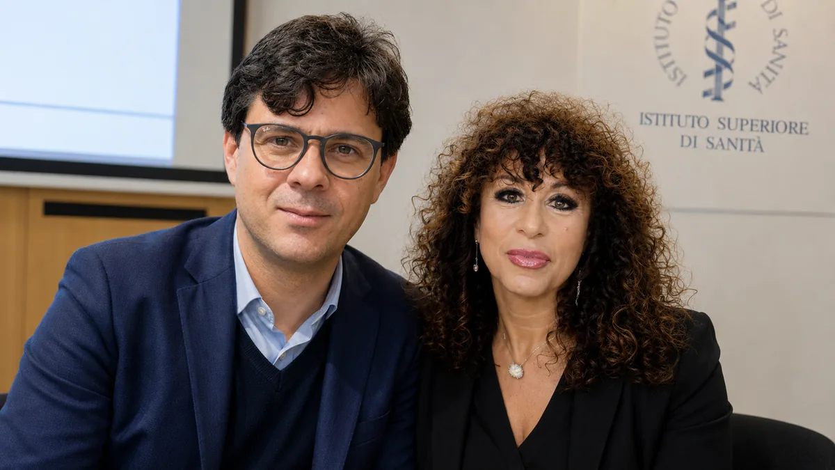 Paolo Berretta e Simona Pichini dell’Istituto Superiore di Sanità durante un’attività scientifica sul fentanyl e sugli oppioidi sintetici
