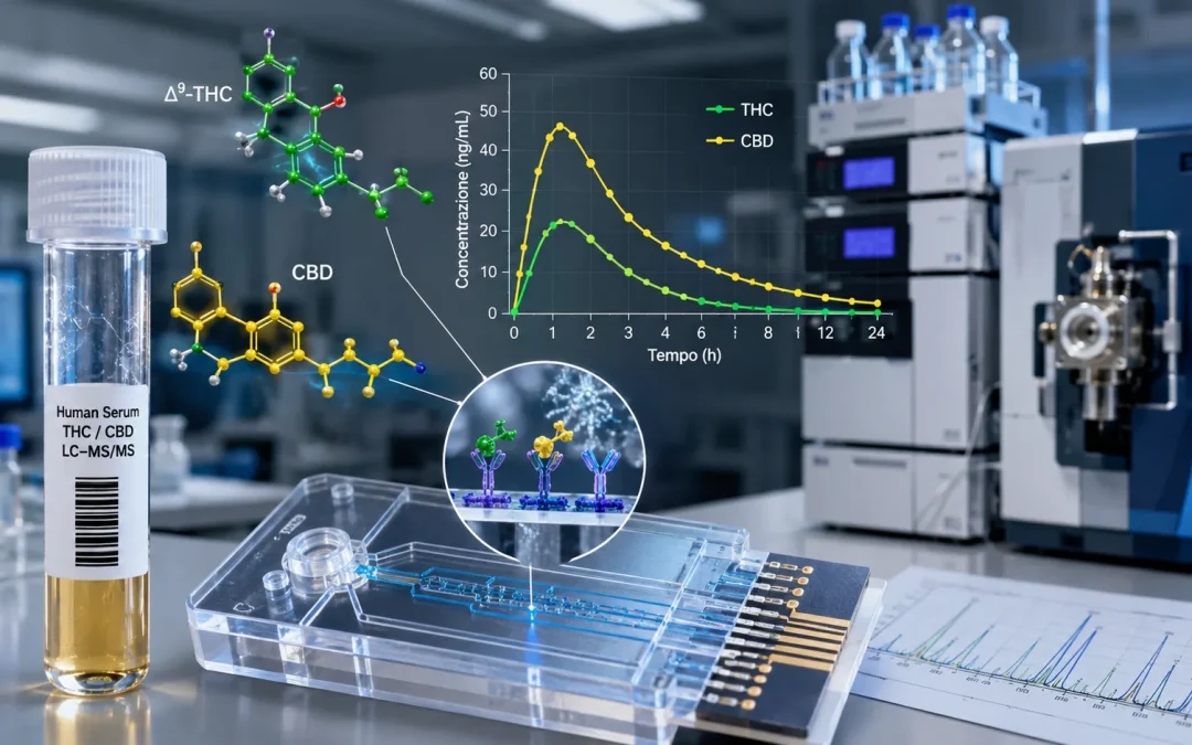 Monitoraggio di THC e CBD nel siero umano mediante biosensori e tecniche LC-MS/MS per applicazioni cliniche e di ricerca