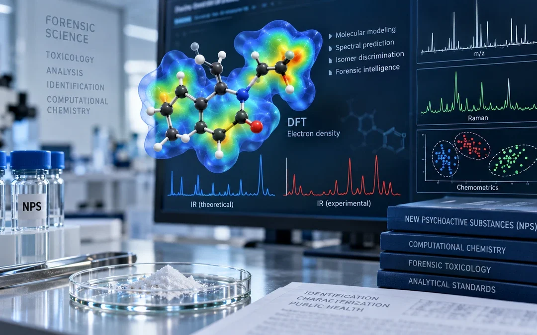 Modello DFT e spettro molecolare per l'analisi forense delle nuove sostanze psicoattive