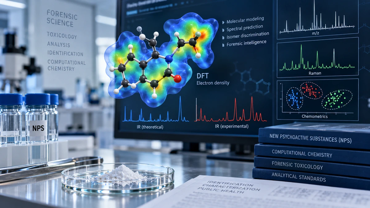 Modello DFT e spettro molecolare per l'analisi forense delle nuove sostanze psicoattive