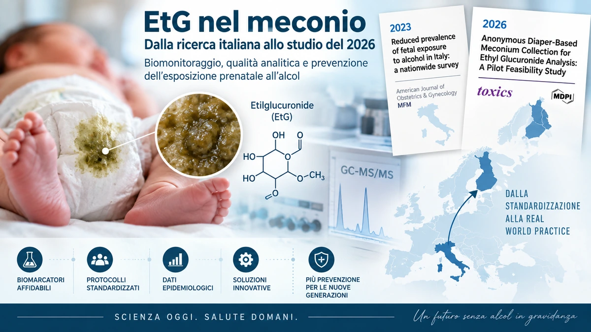 Analisi dell’etilglucuronide nel meconio per il biomonitoraggio dell’esposizione prenatale all’alcol
