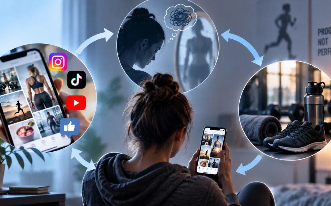 Exercise addiction e social media: interazione tra contenuti fitness, immagine corporea e comportamento di esercizio