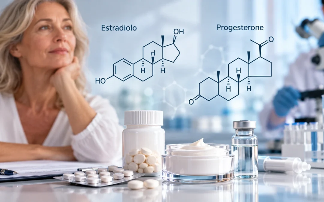Estradiolo e progesterone nella terapia ormonale bioidentica della menopausa