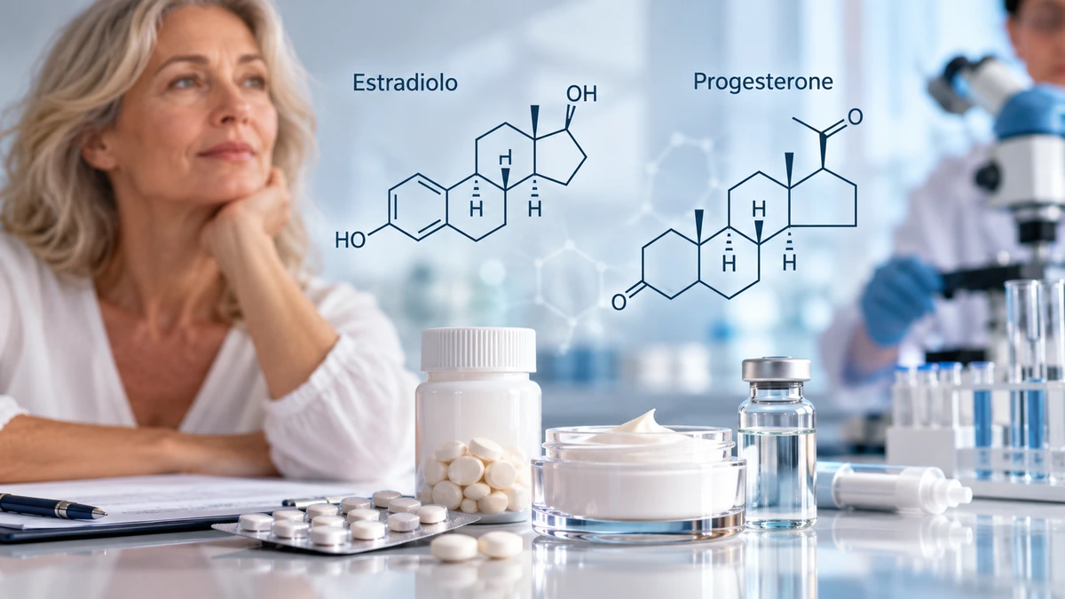 Estradiolo e progesterone nella terapia ormonale bioidentica della menopausa