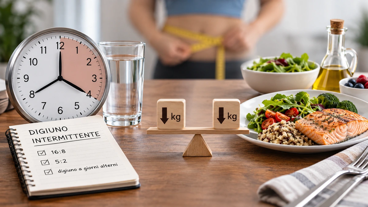 Digiuno intermittente e perdita di peso, confronto tra finestra alimentare e alimentazione equilibrata